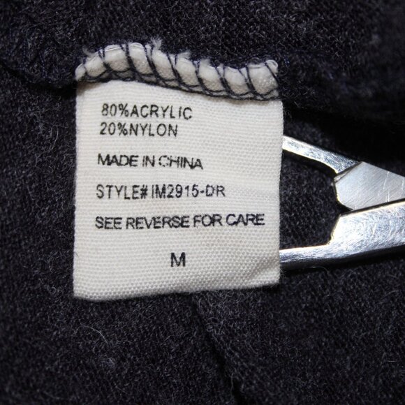 Illa Illa Dress Sz M Gray Embroidery Unlined Hi Lo Acrylic Nylon Bohemian Dress - Picture 11 of 14